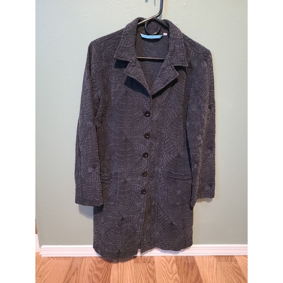 Johnny Was Jackets & Blazers - Johnny‎ Was Embroidered Long Coat Size Small - Read Description